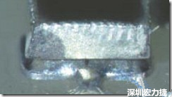 不沾錫，空焊不沾錫