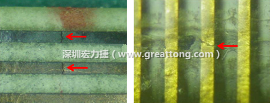 如果擔(dān)心這個(gè)方法可能對弄斷銅箔線路，也可以試著將銅箔線路旁沒有銅箔的位置切開，然后試著撕開剝離外層護(hù)膜(cover film)，達(dá)到相同的目的