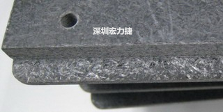 可加工性的合成石，可以用CNC洗出想要的形狀與機構(gòu)，可以媲美鋁合金