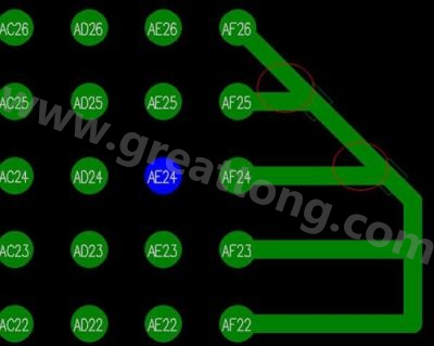 銳角走線正是化學(xué)物質(zhì)得以藏身的‘酸阱’。