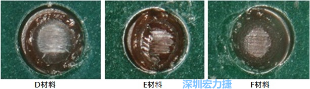 圖14- 冷球拉力試驗后，光學顯微鏡下的失效模式