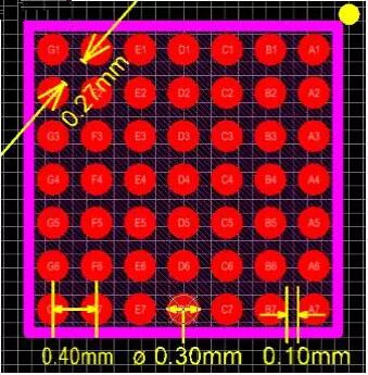 這一類BGA模塊設(shè)計已經(jīng)是刷新底線，屬于最小加工能力范疇。