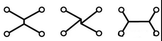 圖14：重新構(gòu)建四引腳子網(wǎng)(a-c)：算法步驟。