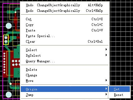 依次按“E、O、S”將原點(diǎn)設(shè)置到圖形的左下角